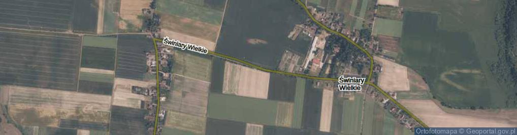 Zdjęcie satelitarne Świniary Wielkie ul.